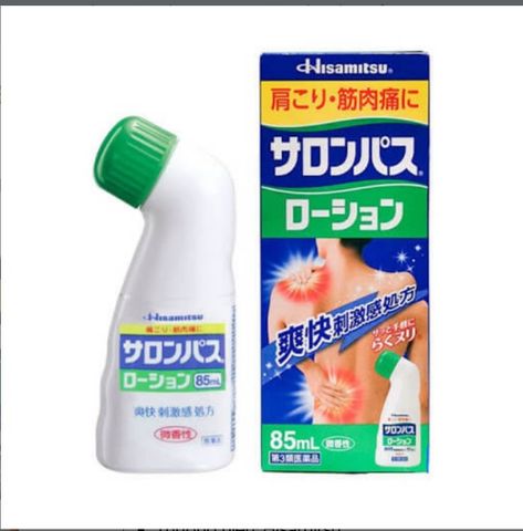 Lăn Giảm Đau Hisamitsu Salonpas Nhật Bản 85ml - Sản Phẩm Tự Nhiên Hỗ Trợ Đau Cơ Khớp, Thích Hợp Mọi Đối Tượng
