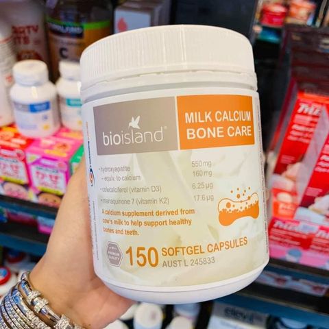 Viên Uống Bổ Sung Canxi Bio Island Milk Calcium 150 Viên - Hỗ Trợ Sức Khỏe Xương Khớp, Tăng Cường Canxi Cho Người Lớn Và Trẻ Em