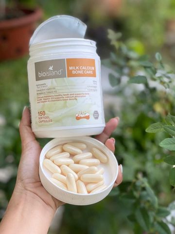 Viên Uống Bổ Sung Canxi Bio Island Milk Calcium 150 Viên - Hỗ Trợ Sức Khỏe Xương Khớp, Tăng Cường Canxi Cho Người Lớn Và Trẻ Em