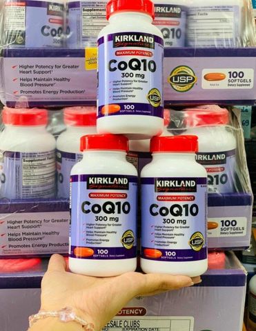 Viên uống hỗ trợ tim mạch Kirkland Signature CoQ10 300mg 100 viên - Tăng cường sức khỏe tim mạch và năng lượng hiệu quả
