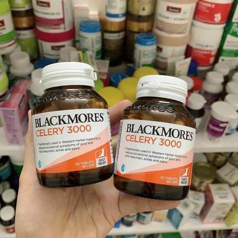 Viên Uống Blackmores Celery 3000 - Hỗ Trợ Giảm và Kiểm Soát Axit Uric, 50 Viên, Sản Phẩm Từ Úc