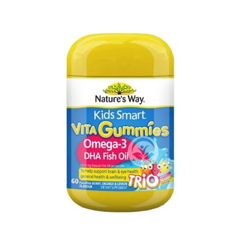 Kẹo dẻo Nature’s Way Kids Smart Omega 3 DHA Trio 60 viên 214639