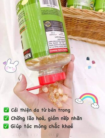 Viên Vitamin E Kirkland 400 IU - Hỗ Trợ Sức Khỏe, 500 Viên Mỹ, Tăng Cường Miễn Dịch, Cải Thiện Da, Bảo Vệ Tế Bào Chống Oxi Hóa