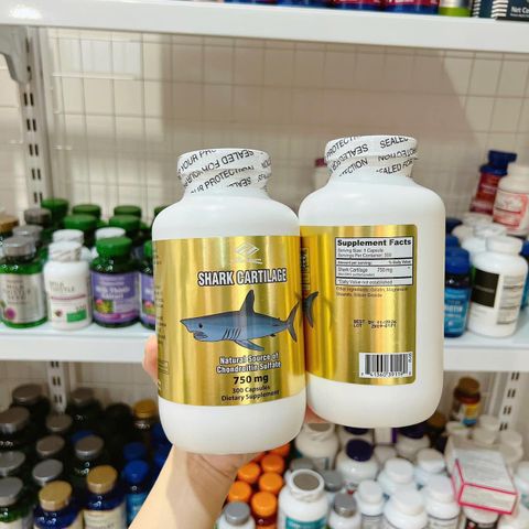 Viên uống Shark Cartilage 750mg 300 viên của Mỹ