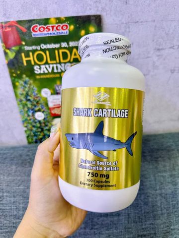 Viên uống Shark Cartilage 750mg 300 viên của Mỹ