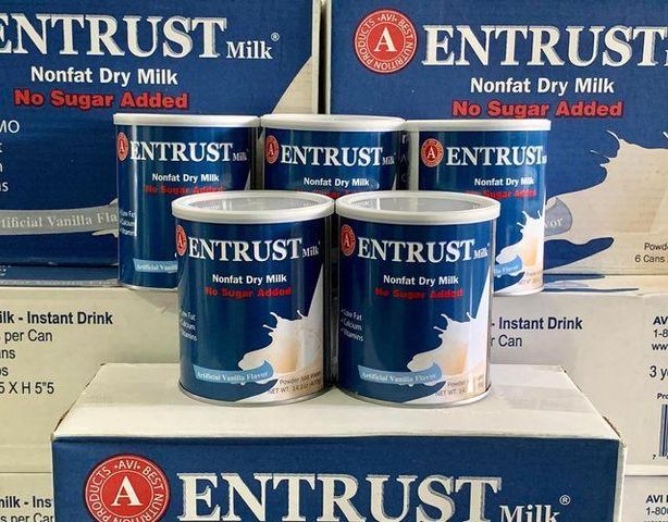 Sữa Bột Không Đường Không Béo ENTRUST 400g - Giải Pháp Dinh Dưỡng Đặc Biệt Cho Người Tiểu Đường, Hỗ Trợ Giảm Cân, Tăng Cường Sức Khỏe