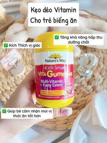 Kẹo Dẻo Gummy Nature'S Way 60 viên - Cho trẻ biếng ăn