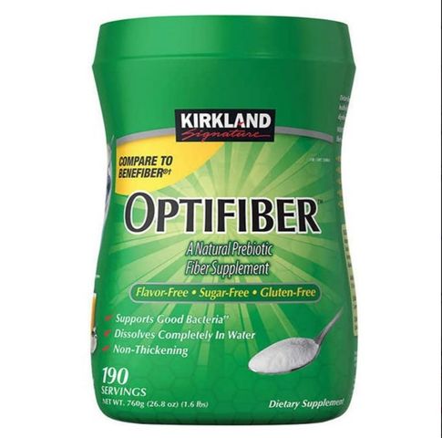 Bột Hòa Tan Bổ Sung Chất Xơ Kirkland Signature Optifiber 760gr - Giải Pháp Tiêu Hóa Tốt Hơn, 190 Khẩu Phần Từ Mỹ