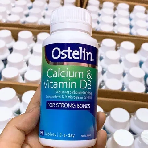 Viên uống bổ sung Canxi và Vitamin D3 cho mẹ bầu Ostelin 130 viên - Tăng cường sức khỏe và phát triển thai nhi an toàn, hiệu quả từ Úc
