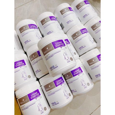 Bột hỗ trợ tăng chiều cao Bioisland Lysine Starter For Kid của Úc lọ 150g dành cho trẻ dưới 6 tuổi