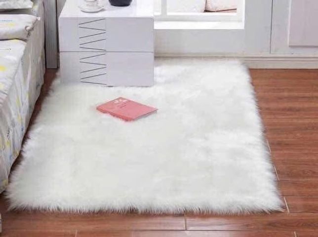 Thảm Lông Hồ Ly Sang Chảnh 1m x 1m8 - Thảm Trang Trí Nội Thất Cao Cấp, Đa Dụng, Siêu Mềm Mại, Phụ Kiện Chụp Hình Sản Phẩm