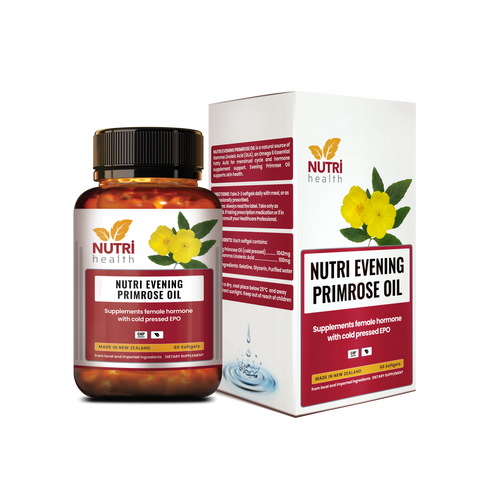 Viên Uống Bổ Sung Nội Tiết Nutri Evening Primrose Oil 60 Viên - Hỗ Trợ Cân Bằng Nội Tiết Tố Phụ Nữ, Dầu Hoa Anh Thảo Nhập Khẩu New Zealand
