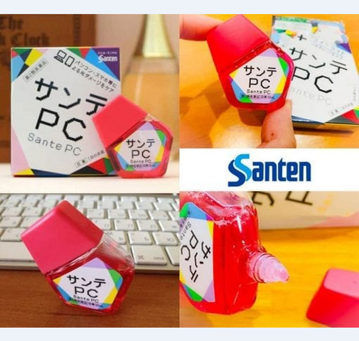 Nhỏ Mắt Chống Ánh Sáng Xanh Sante PC 12ml - Bảo Vệ Mắt Khỏi Bức Xạ Từ Máy Tính, Hỗ Trợ Giảm Khô Mỏi Mắt - Sản Phẩm Nhật Bản