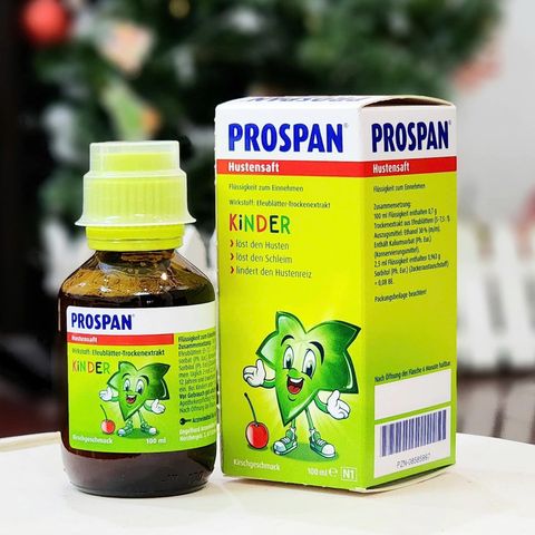 Siro giảm ho, long đờm Prospan Kinder Đức 100ml