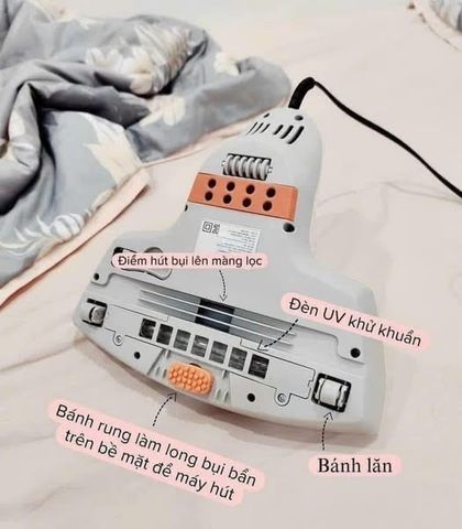 Máy Hút Đệm 2Lock Hàn Quốc - Bộ Lọc HEPA, Khử Trùng UV, Hút Bụi Siêu Mịn, Sạch Sẽ Cho Giấc Ngủ Thoải Mái