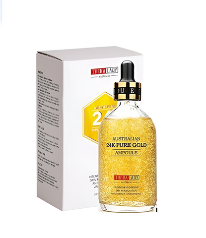 Serum Vàng 24K Australia Pure Gold Ampoule 100ml - Dưỡng Da Căng Bóng, Giảm Lão Hóa, Phục Hồi Sắc Tố Da
