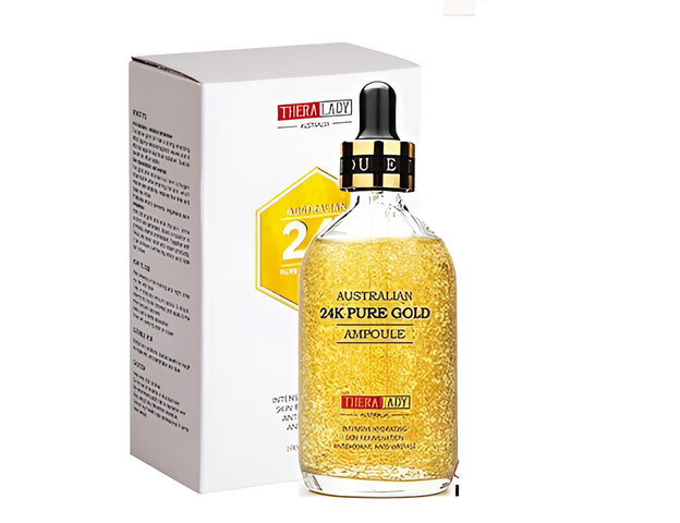 Serum Vàng 24K Australia Pure Gold Ampoule 100ml - Dưỡng Da Căng Bóng, Giảm Lão Hóa, Phục Hồi Sắc Tố Da