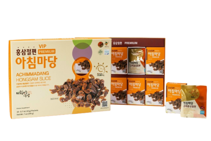 Hồng Sâm Thái Lát Tẩm Mật Ong Achim 200gr - Nhân Sâm Hàn Quốc 6 Năm Tuổi Bồi Bổ Sức Khỏe, Tăng Cường Thể Lực, Làm Đẹp Da