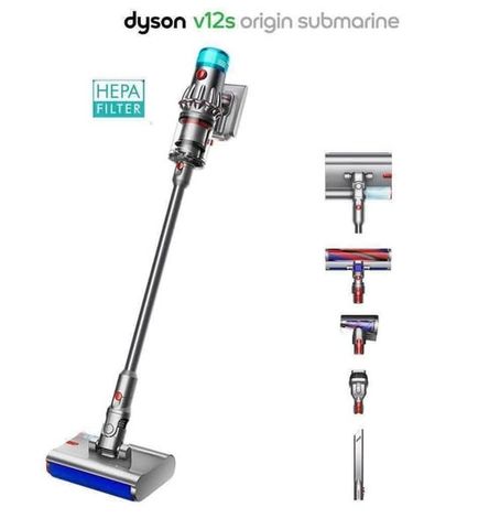 Máy Hút Bụi & Lau Sàn Dyson V12S Origin Submarine - Công Nghệ Hút Khô & Ướt, Sức Hút 150AW, Hiện Đại, Dễ Dàng Vệ Sinh Sàn Nhà