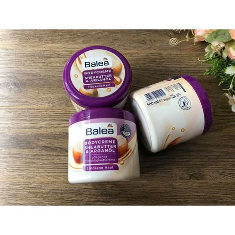 Kem Dưỡng Thể Balea 500ml - Body Lotion Dưỡng Trắng Da Sheabutter & Arganöl, Mùi Thơm Mát, Dưỡng Ẩm, Từ Đức