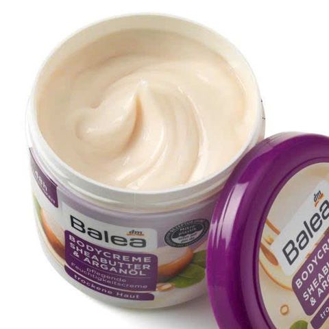Kem Dưỡng Thể Balea 500ml - Body Lotion Dưỡng Trắng Da Sheabutter & Arganöl, Mùi Thơm Mát, Dưỡng Ẩm, Từ Đức