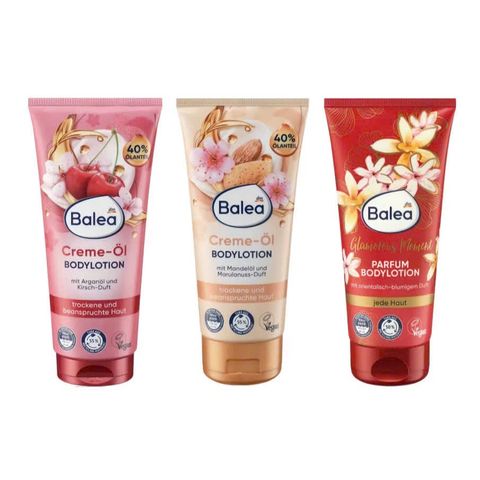 Sữa Dưỡng Thể Balea Body Lotion 200ml - Dưỡng Trắng Toàn Thân, Mịn Màng, Hương Thơm Tự Nhiên, Hàng Đức Chính Hãng