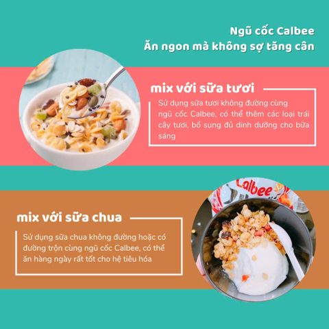 Ngũ Cốc Calbee Hỗn Hợp Các Loại Hạt, Trái Cây, Lúa Mạch 630gr Nhật