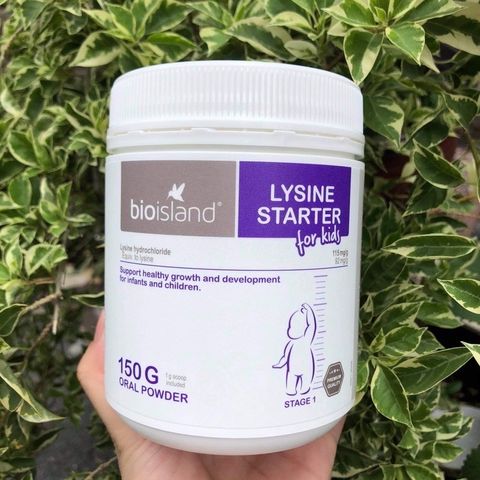 BỘT LYSINE HỖ TRỢ TĂNG CHIỀU CAO BIO ISLAND CHO BÉ TỪ 7M-5Y- ÚC