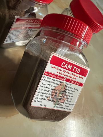 Cám trộn T10 - Thức ăn dinh dưỡng cho cá Guppy, Betta và thủy sinh - Hỗ trợ lêm màu, nhanh lớn, cải thiện tiêu hóa