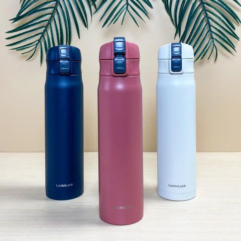 Bình Giữ Nhiệt Lock&Lock LHC6150 Thép Không Gỉ 480ml - Thiết Kế Sang Trọng, Giữ Nóng và Lạnh Tốt, Nhiều Màu Sắc