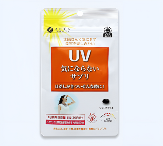 Viên Uống Chống Nắng Fine Japan UV 30 Viên - Bảo Vệ Da, Ngăn Tia UV Hiệu Quả, Dưỡng Ẩm, Phù Hợp Cho Làn Da Nhạy Cảm