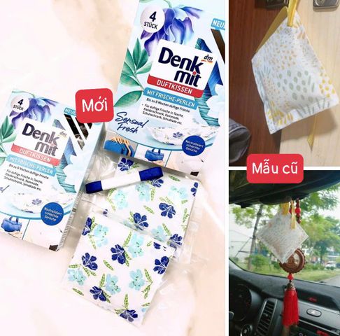 Túi Thơm Denkmit 4 Gói - Khử Mùi, Chống Ẩm Mốc, Duy Trì Hương Thơm 8 Tuần - Sản Phẩm Chăm Sóc Quần Áo Xuất Xứ Đức
