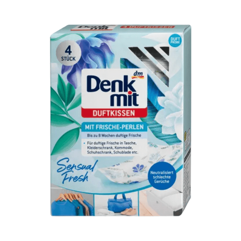 Túi Thơm Denkmit 4 Gói - Khử Mùi, Chống Ẩm Mốc, Duy Trì Hương Thơm 8 Tuần - Sản Phẩm Chăm Sóc Quần Áo Xuất Xứ Đức