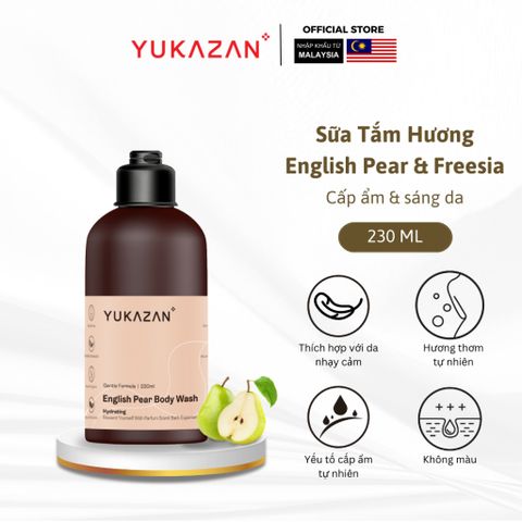 Sữa Tắm Cấp Ẩm Yukazan Hương Nước Hoa English Pear & Freesia 230ml