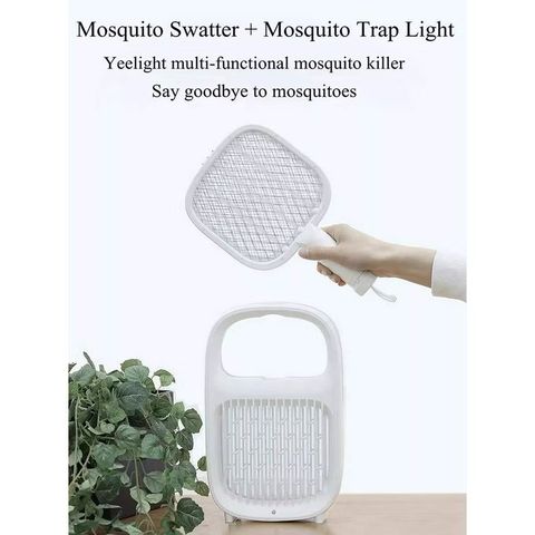 Vợt muỗi Yeelight YLGJ04YI kiêm đèn UV chống muỗi - Thiết kế 2 trong 1, tiết kiệm năng lượng, di động, tiện lợi cho mọi không gian