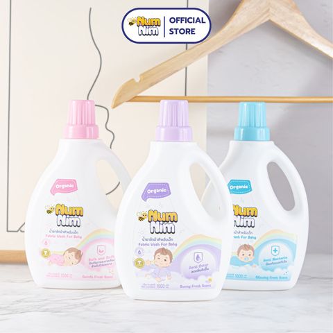 Nước giặt cho bé NumNim Thái Lan thành phần hữu cơ, dịu nhẹ - 1L - Hàng Chính Hãng