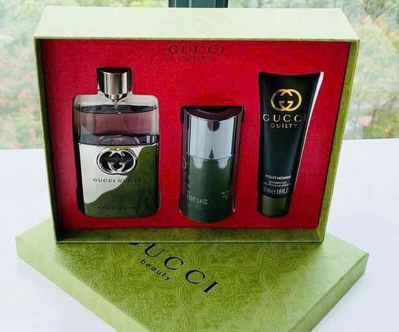 Set Gucci Guilty Pour Homme EDP( NH90ML+ ST50ML+LKM70G)