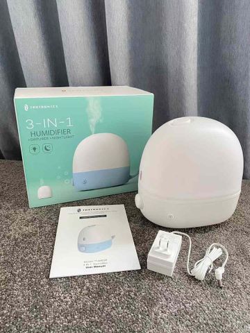 Máy Tạo Độ Ẩm TAOTRONICS TT-AH038 - 3 Trong 1: Phun Sương, Khuếch Tán Tinh Dầu, Đèn Ngủ Ấm Áp, An Toàn Cho Trẻ Em