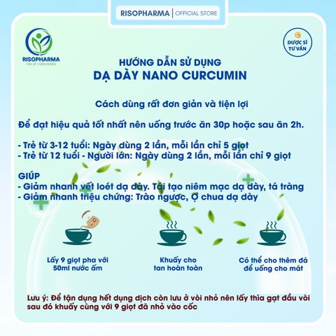 Combo Dạ Dày Nano Curcumin & Cao Khô Giảo Cổ Lam - Giảm Đau, Lành Viêm Loét, Ổn Định Huyết Áp, Hỗ Trợ Tim Mạch