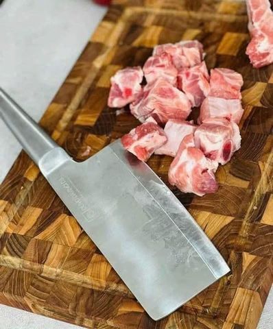 Thớt Chặt Gỗ Teak Kaiyo Nhật Bản - Thiết Kế Sang Trọng, Chống Nứt, Bền Bỉ, Dễ Vệ Sinh (35 x 25 x 3.8cm)