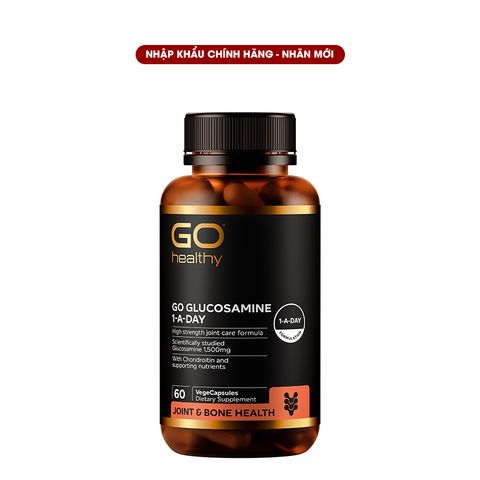 Viên Uống Bổ Khớp Go Glucosamine 1500mg 60 Viên - Hỗ Trợ Khớp Chắc Khỏe, Giảm Thoái Hóa, Tăng Dịch Khớp
