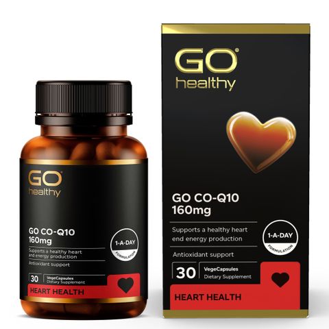 Viên uống bổ tim GO CoQ10 160mg 30 viên - Hỗ trợ sức khỏe tim mạch, tăng cường năng lượng và sức đề kháng cho cơ thể