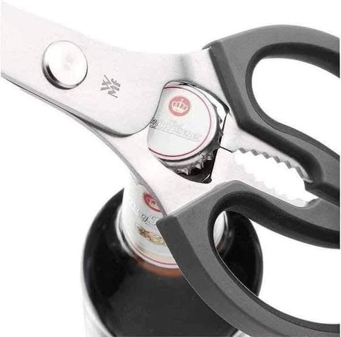Kéo làm bếp đa năng WMF 21cm - Kéo inox đa chức năng, mở nắp chai, kẹp tôm cua, thiết kế tay cầm nhựa cao cấp, chất lượng Đức