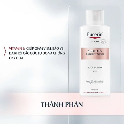 Sữa Dưỡng Thể Eucerin Làm Sáng Da SPF 7 250ml Spotless Brightening Body Lotion