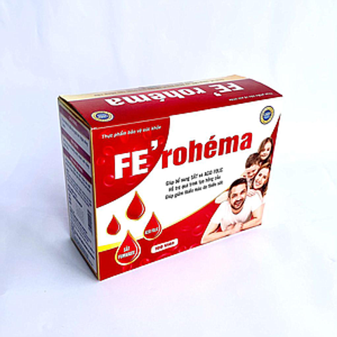 Ferohema bổ sung sắt hộp 100 viên (date mới)