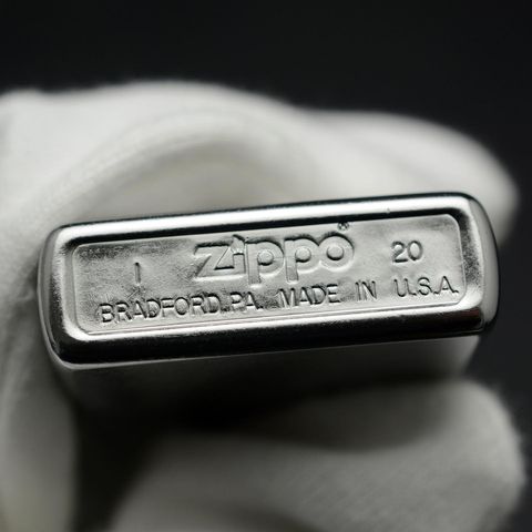 Bật Lửa Zippo 207 Street Chrome - Mạ Chrome Xước Bụi Chống Vân Tay - Bảo Hành Trọn Đời, Hàng Nhập Khẩu Mỹ