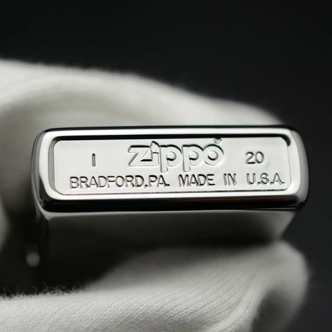 Bật Lửa Zippo 250 – Bật Lửa Đồng Mạ Chrome Bóng, Thiết Kế Tối Giản, Dòng Classic, Quà Tặng Thân Thiện Môi Trường
