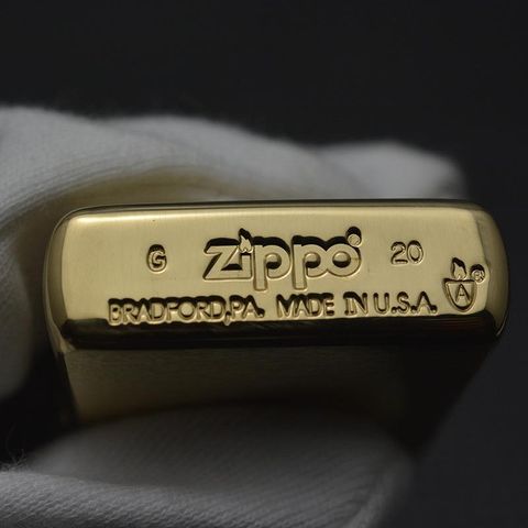 Zippo 168 Armor Bật Lửa Brushed Brass - Vỏ Dày Hơn 1.5 Lần, Chống Xước, Bảo Hành Trọn Đời, Quà Tặng Lý Tưởng Cho Fan Zippo