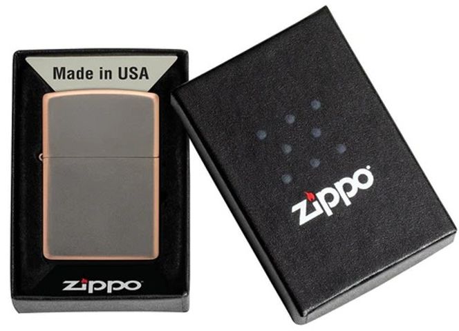 Bật Lửa Zippo 49839 Màu Đồng Đen - Thiết Kế Rustic Thời Thượng, Chính Hãng Mỹ, Âm Thanh Click Đặc Trưng, Bảo Hành Trọn Đời