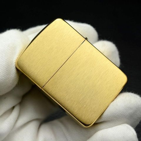 Bật Lửa Zippo 1941B - Replica Đồng Vàng Xước Quân Đội Thế Chiến II - Bảo Hành Trọn Đời, Khả Năng Chống Gió Tốt